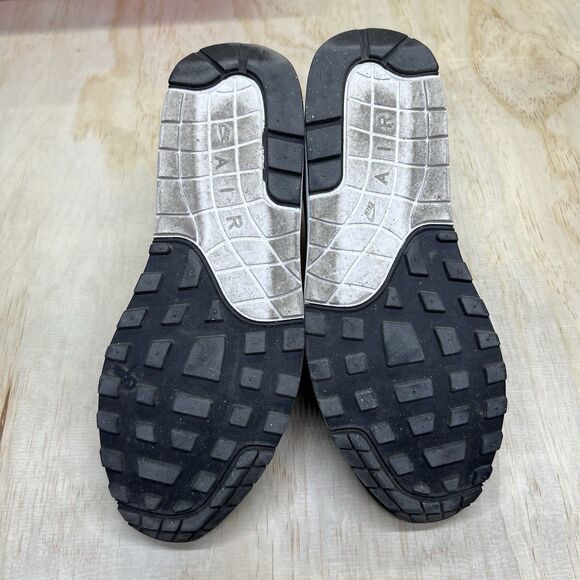 USED sz 12 Nike Air Max 1 Steelers White Gold Black Sneakers FD9082-104 - Picture 6 of 13